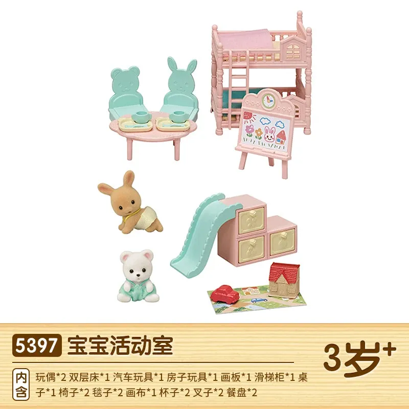 2024 Sylvanian Families Kawaii Animal Figures - Collectible Toys for Kids