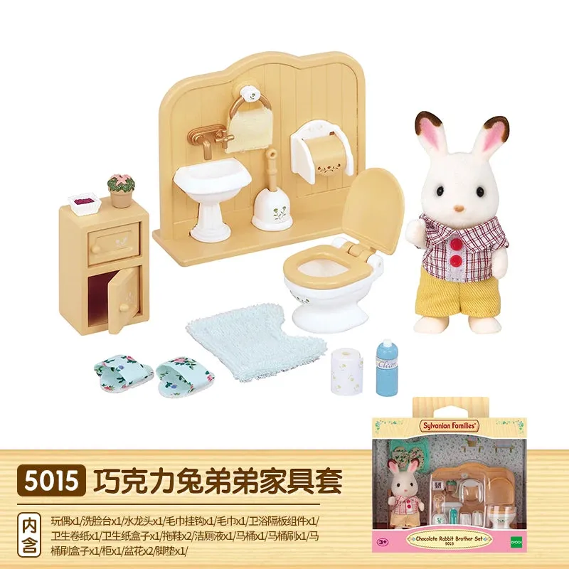 2024 Sylvanian Families Kawaii Animal Figures - Collectible Toys for Kids