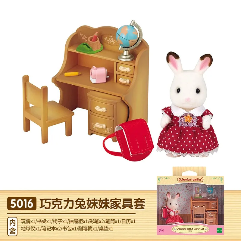 2024 Sylvanian Families Kawaii Animal Figures - Collectible Toys for Kids