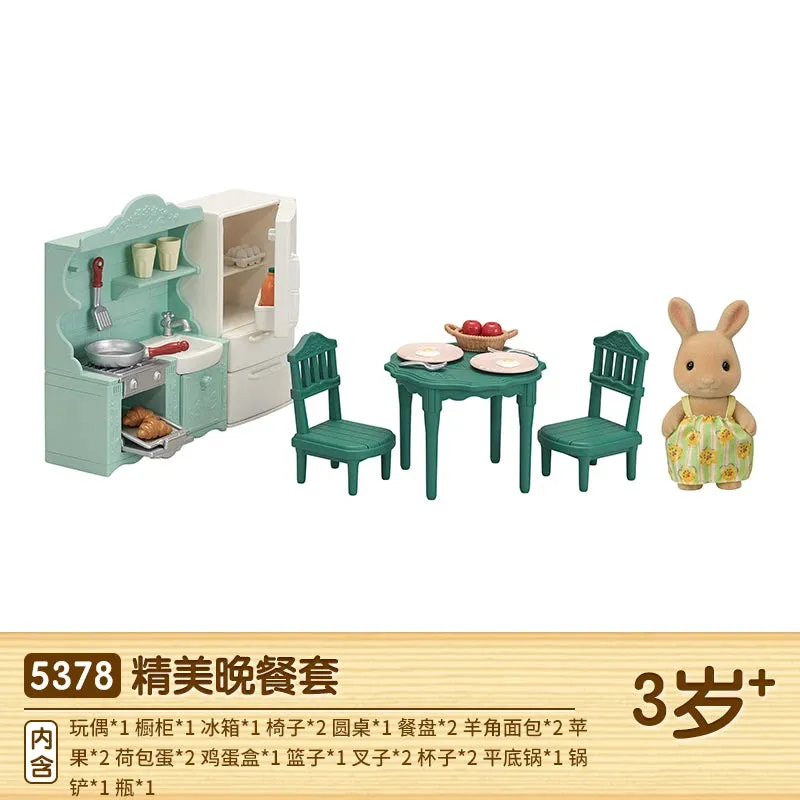 2024 Sylvanian Families Kawaii Animal Figures - Collectible Toys for Kids