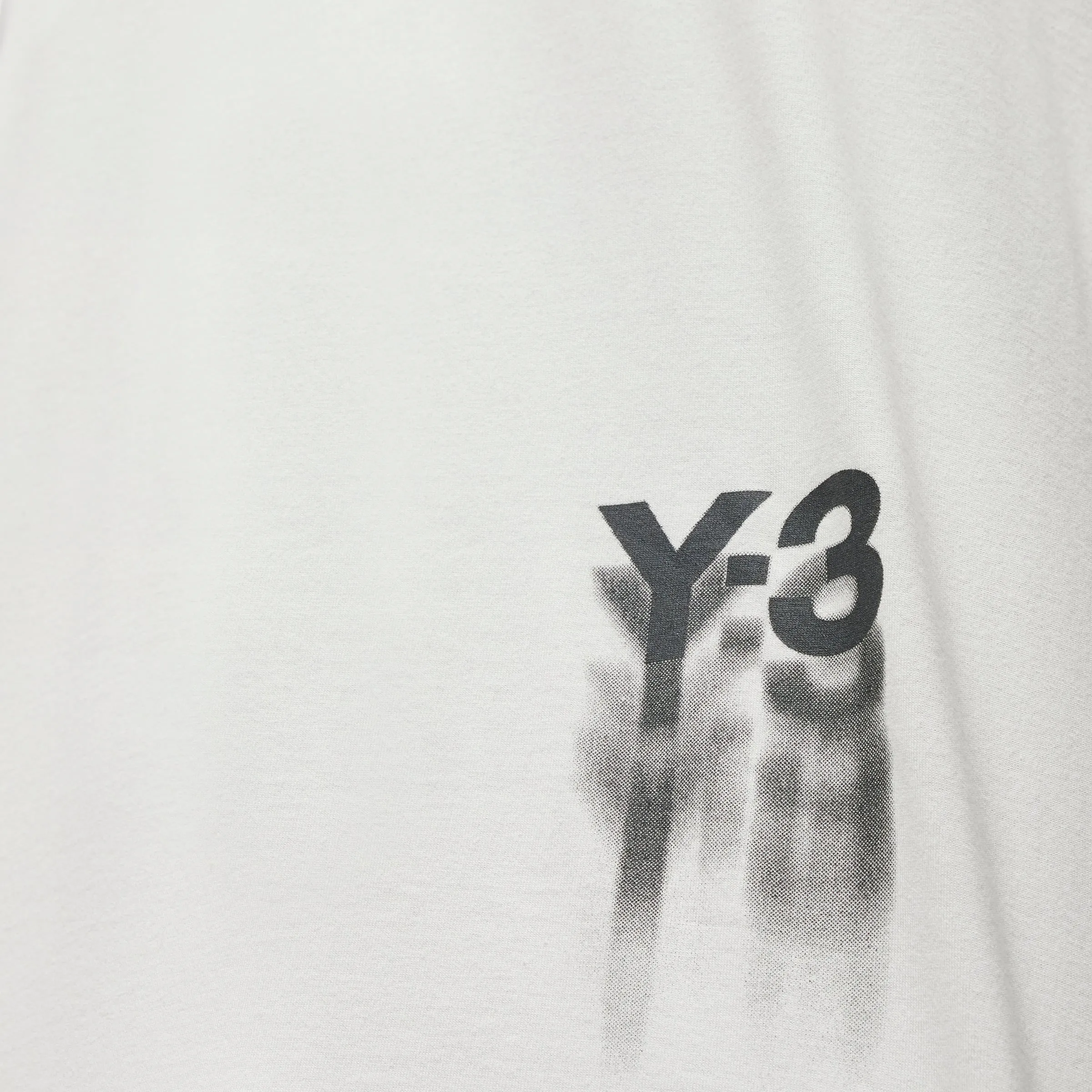 ADIDAS Y-3 Graphic Short Sleeve Tee Off White