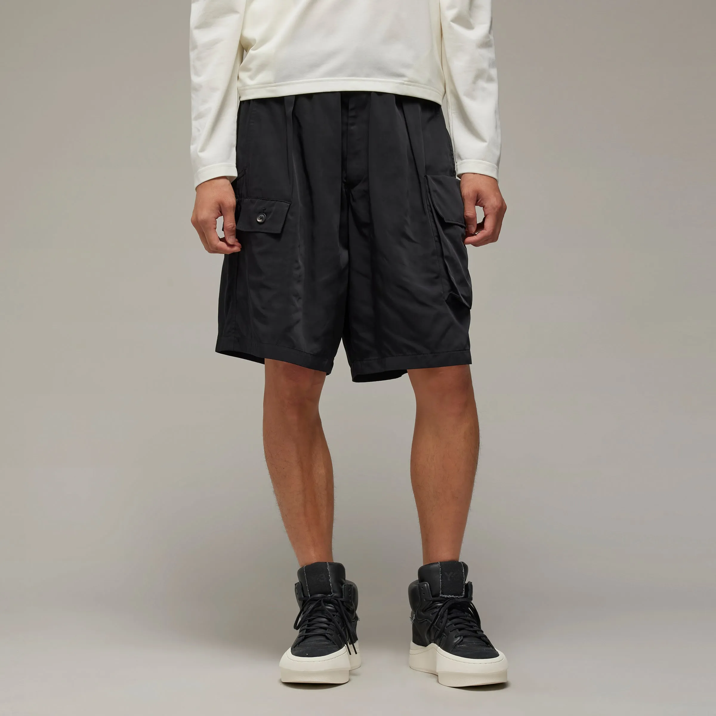 ADIDAS Y-3 Nylon Twill Short Black