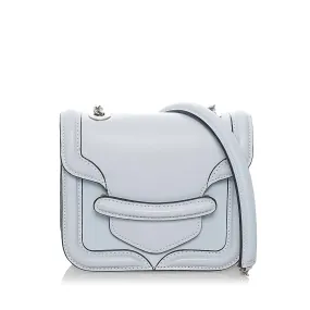 Alexander McQueen Mini Heroine Leather Crossbody Bag (SHG-30355)