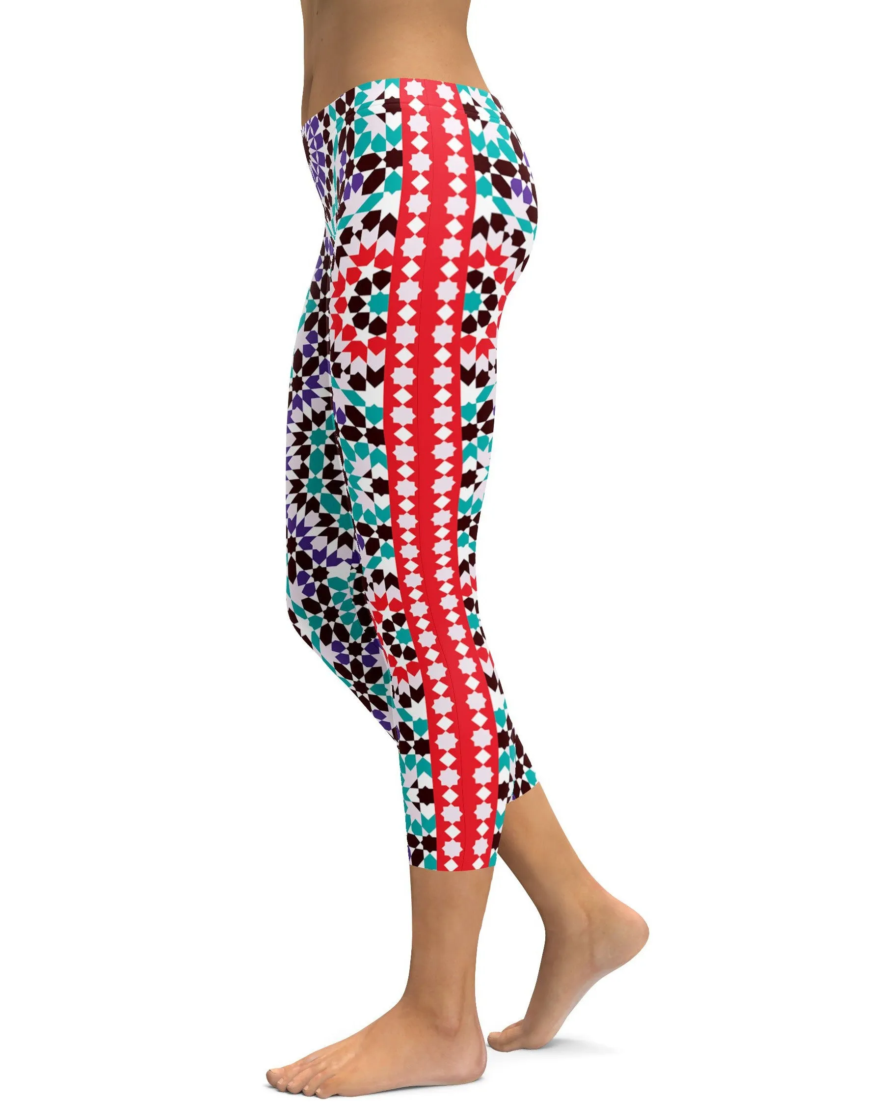 Arabic Mosaic Capris