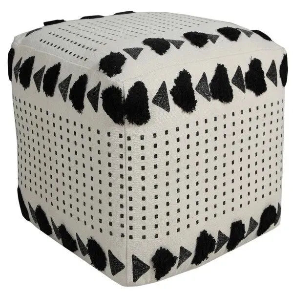 Avant-garde 34059BLK Black Pouf