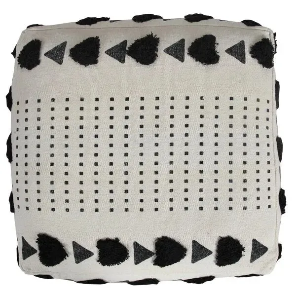 Avant-garde 34059BLK Black Pouf