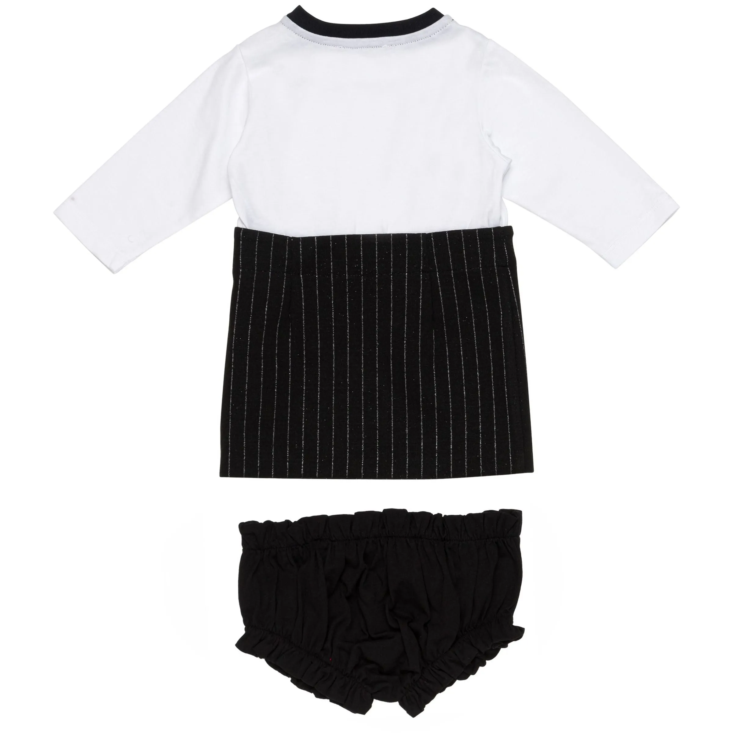 Black Logo Dress & Bloomers Set