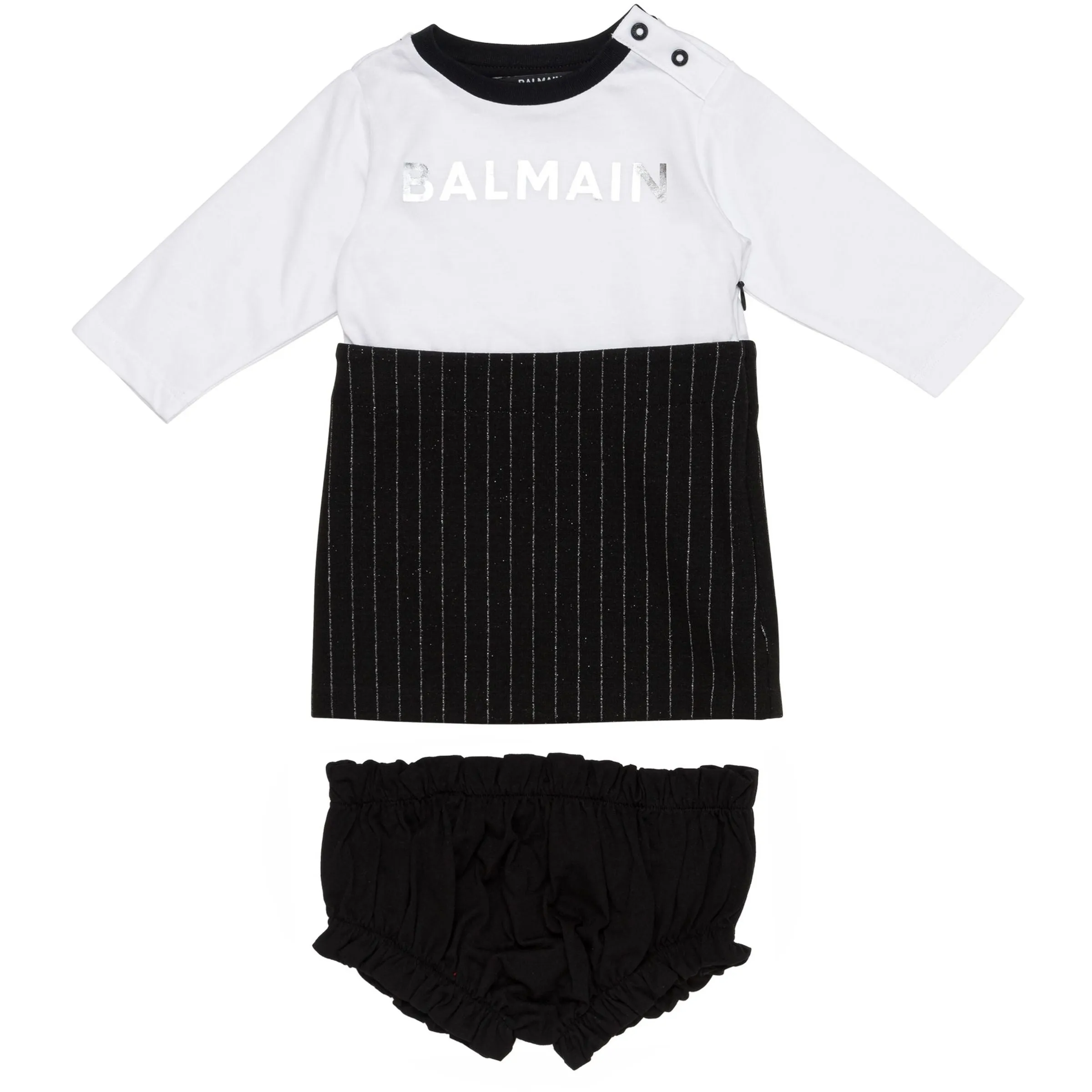 Black Logo Dress & Bloomers Set