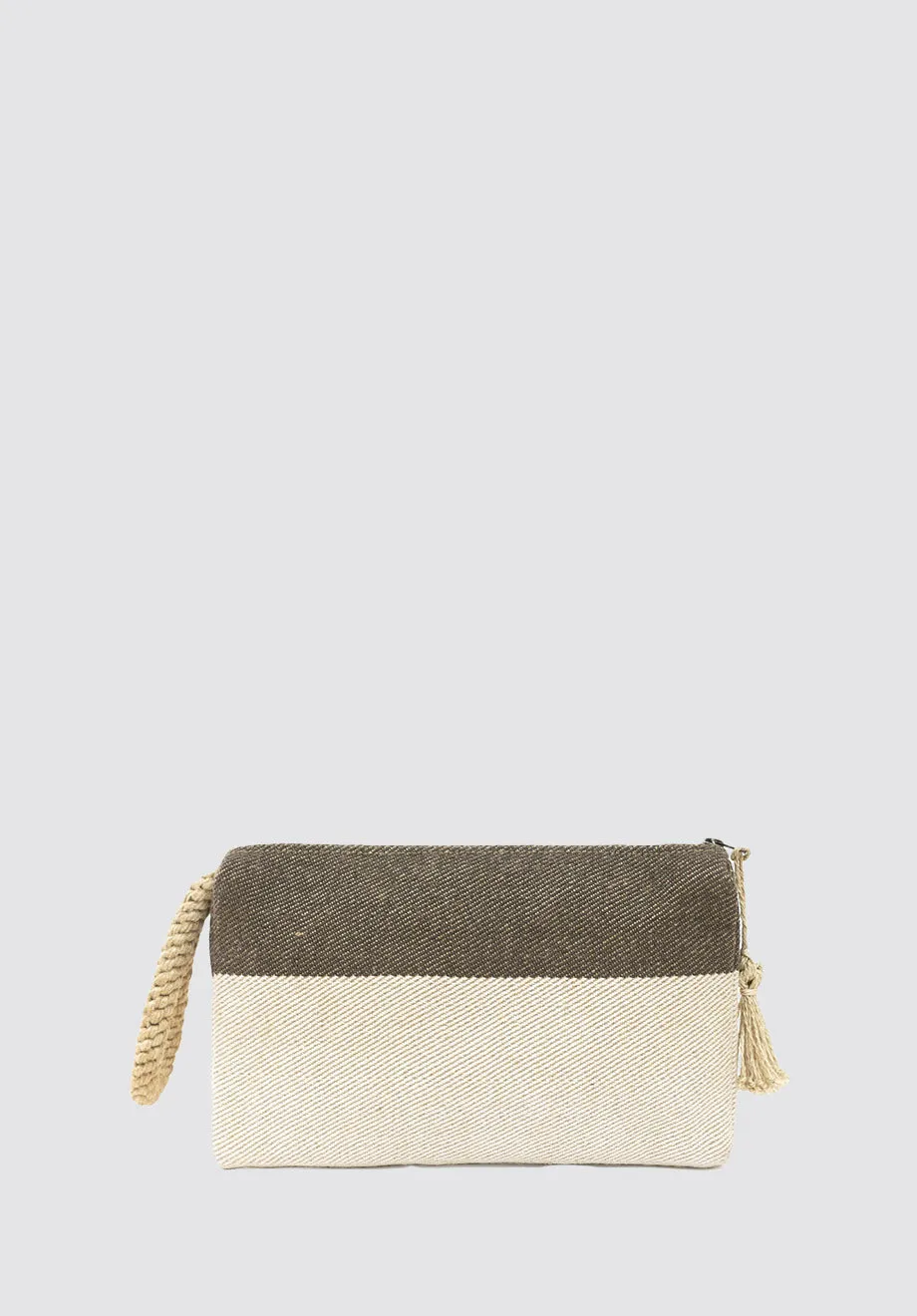 Block A Clutch | Brown