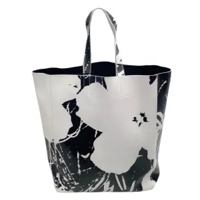 Calvin Klein 205W39NYC Andy Warhol Black / White Flower Print Tote