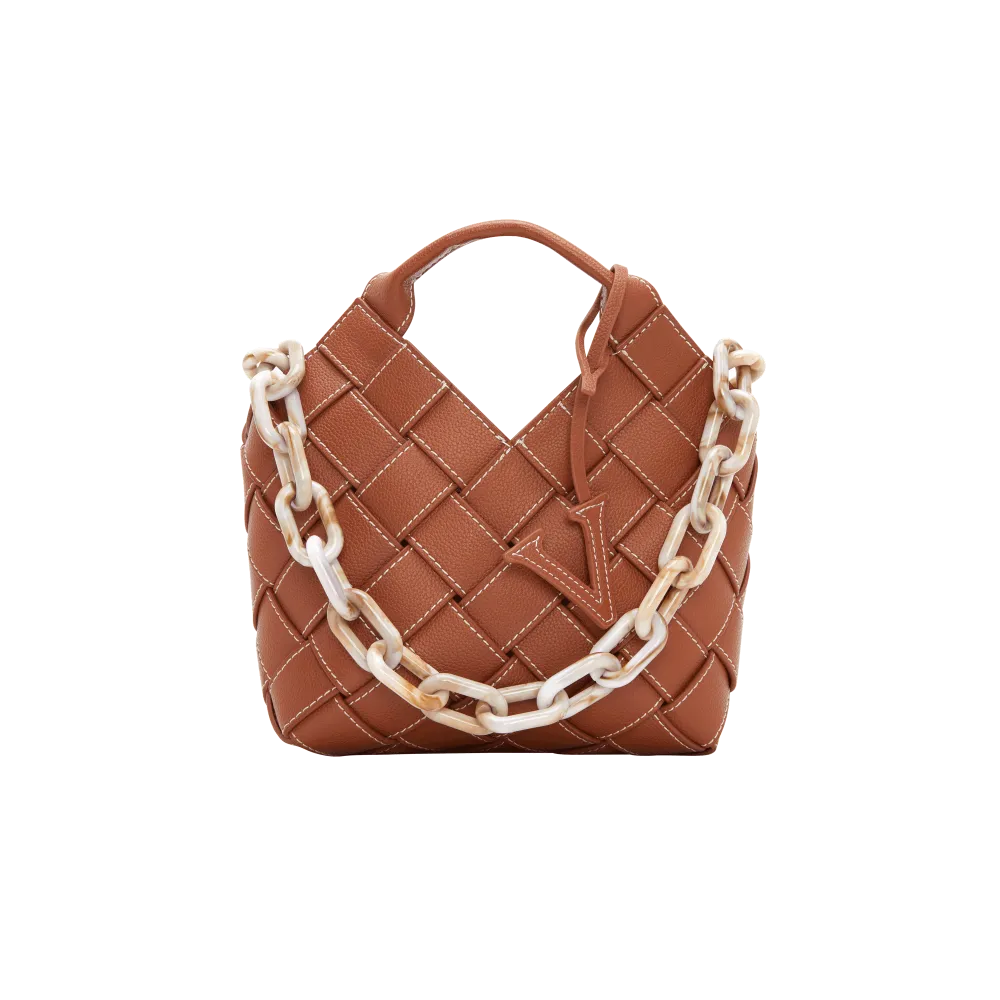 Caramel Basket Bag