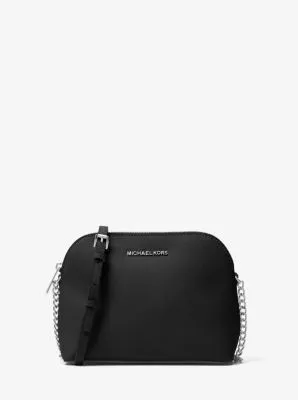 Cindy Large Saffiano Leather Crossbody Bag