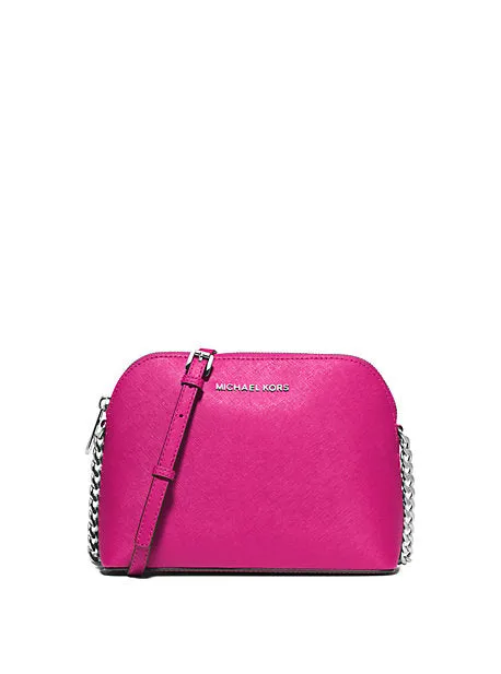 Cindy Large Saffiano Leather Crossbody Bag