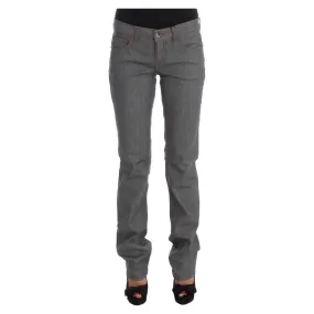 Costume National Elegant Gray Regular Fit Jeans