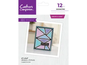 Crafter's Companion Metal Dies Create a Card - Geometric