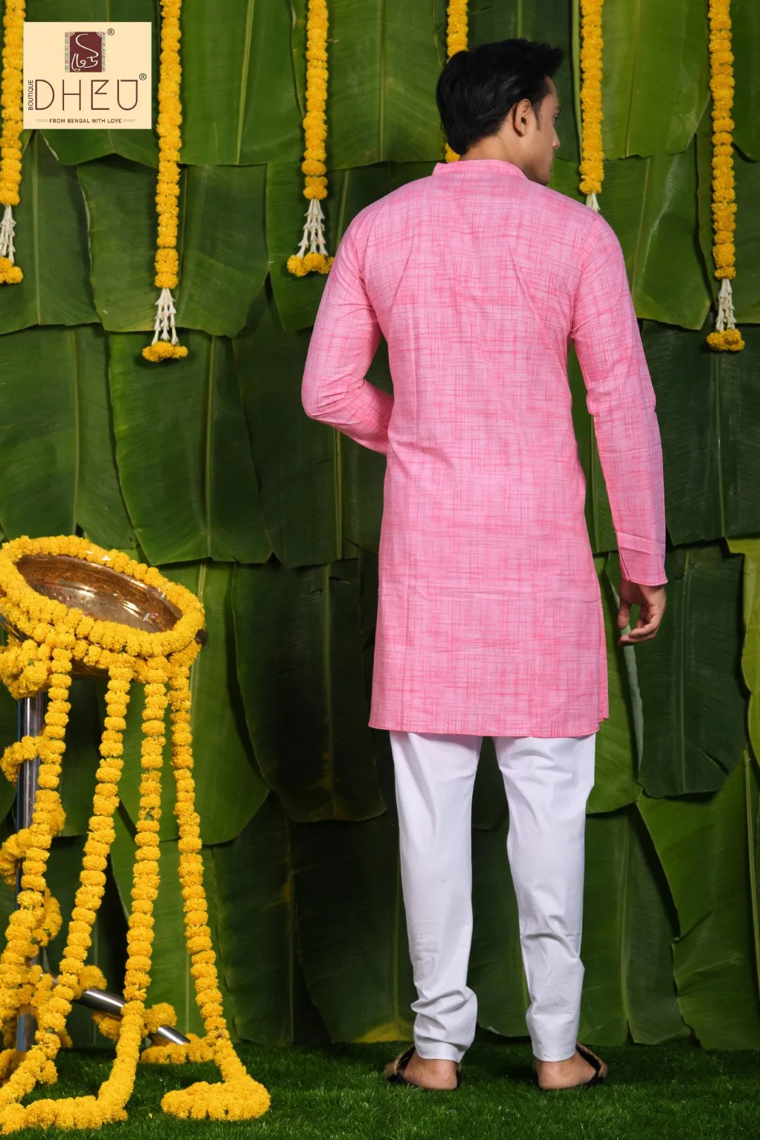 Dheu Pure Khadi Cotton Men's Kurta