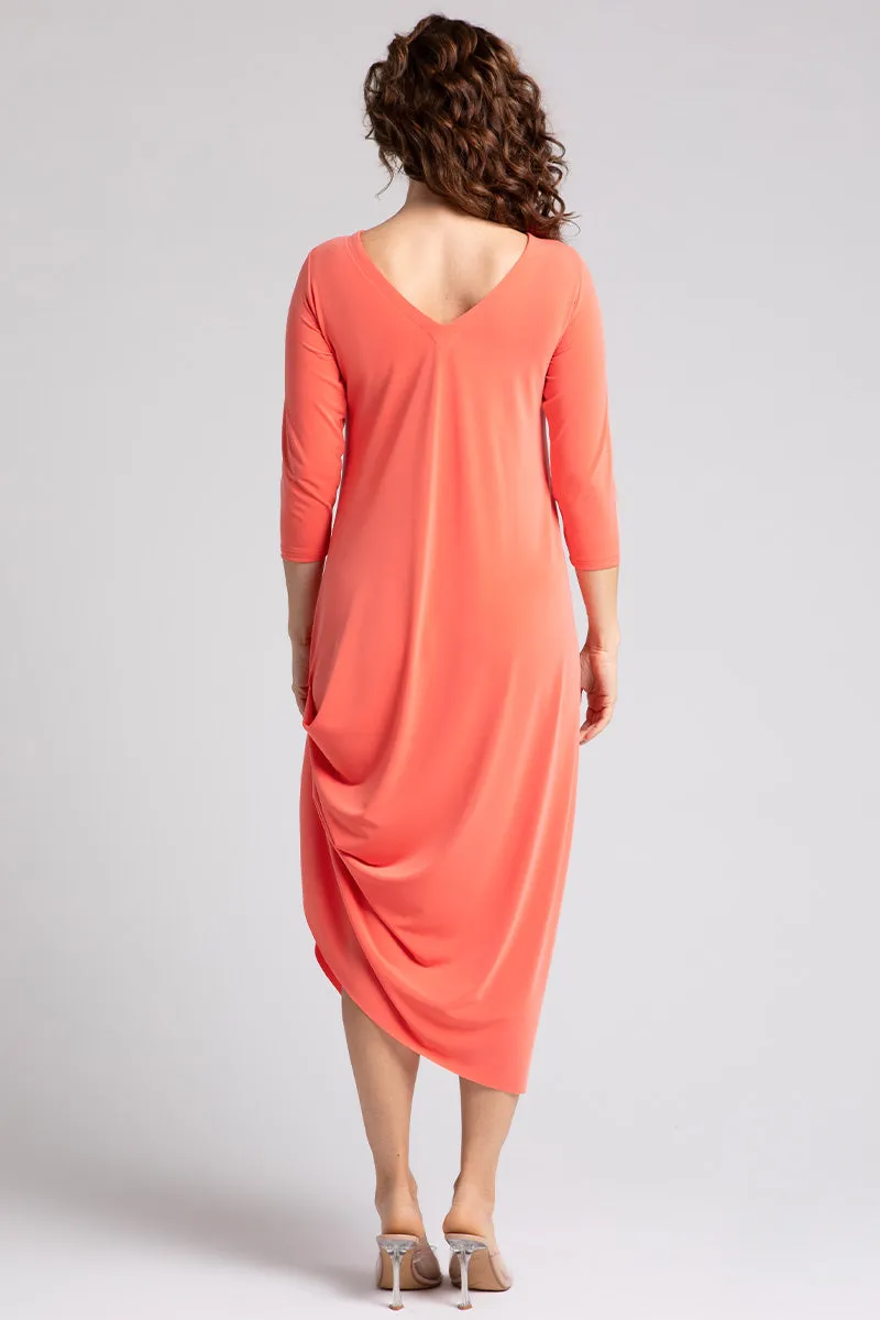 Drama Dress | Coral