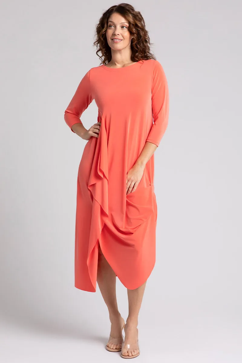 Drama Dress | Coral