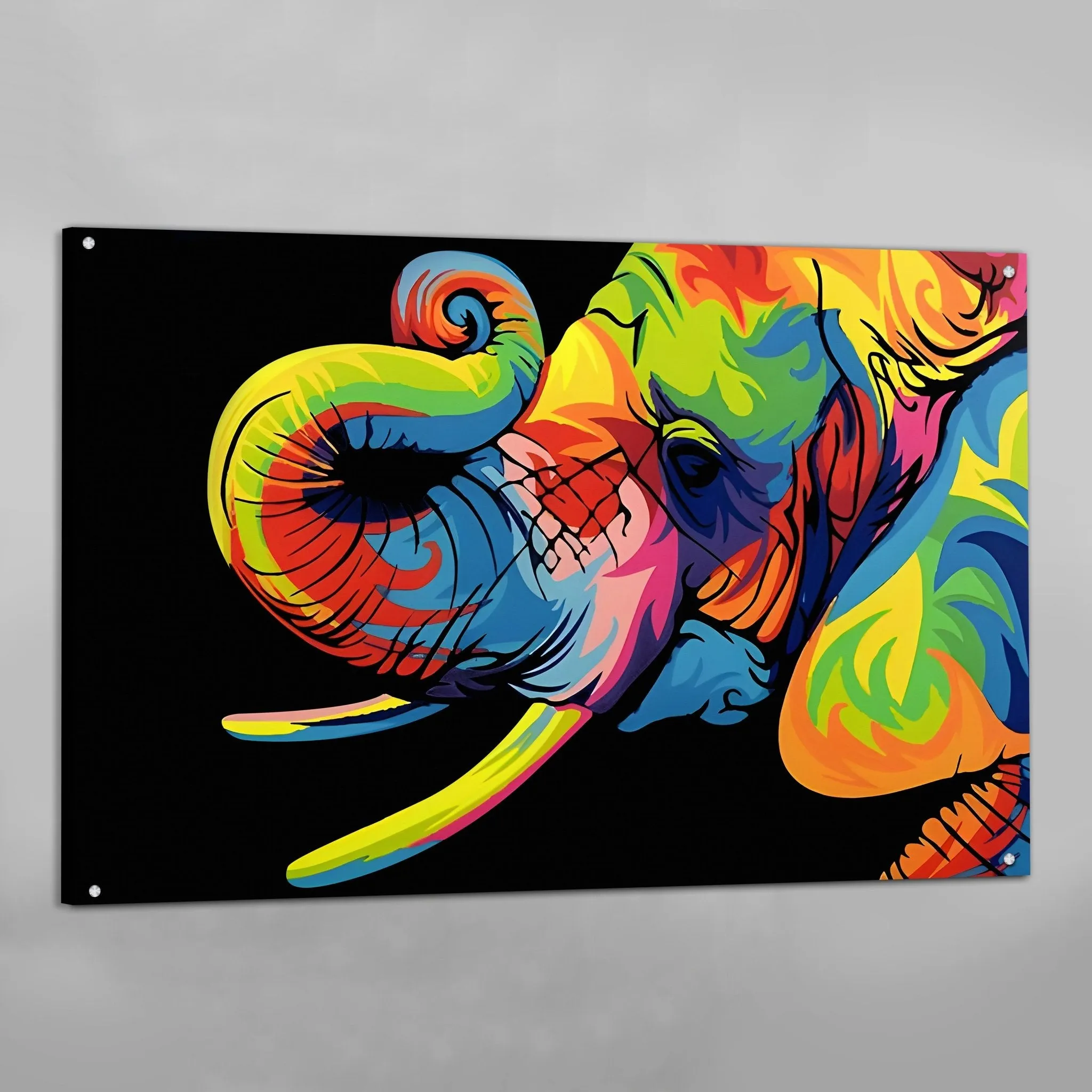 Elephant Pop Art Canvas