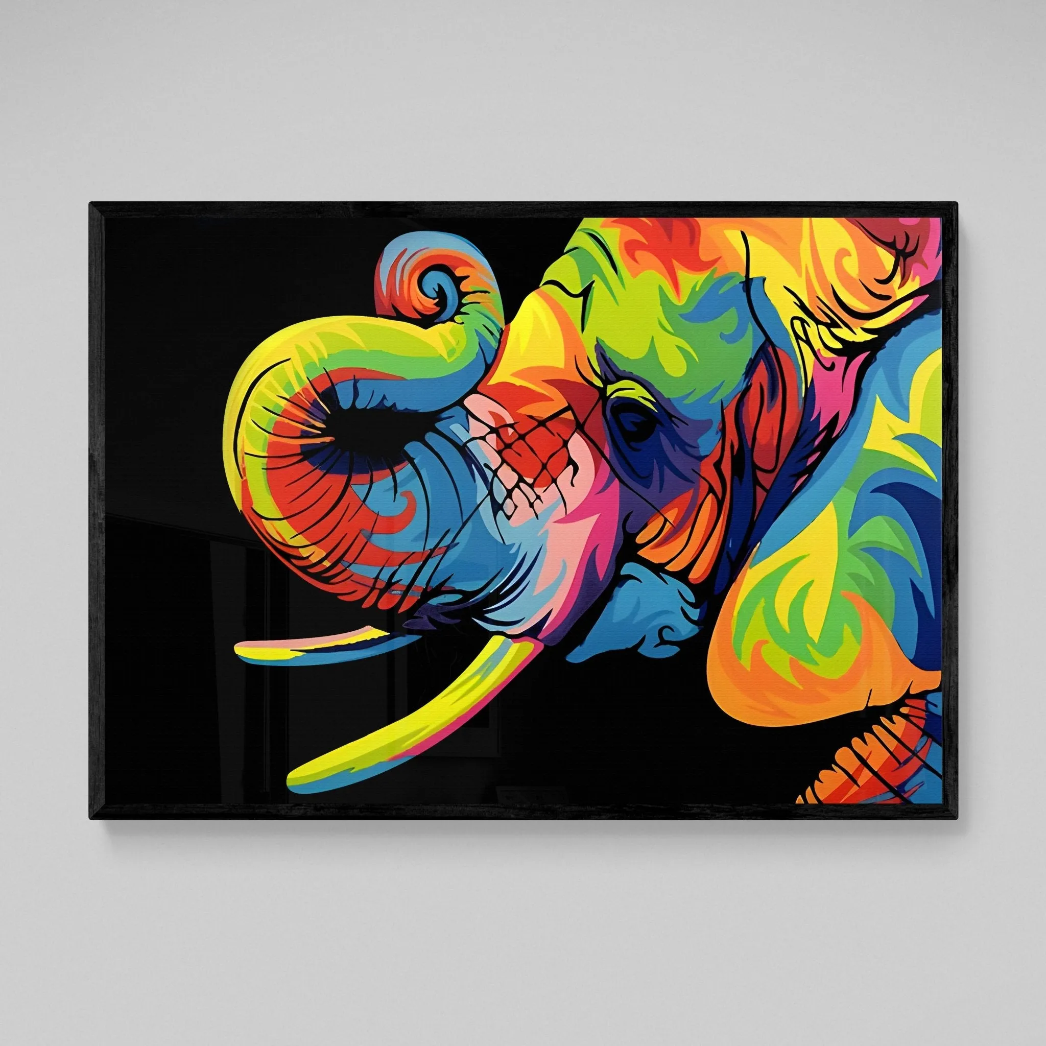 Elephant Pop Art Canvas