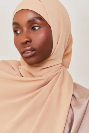 Georgette Crepe Hijab - Oat