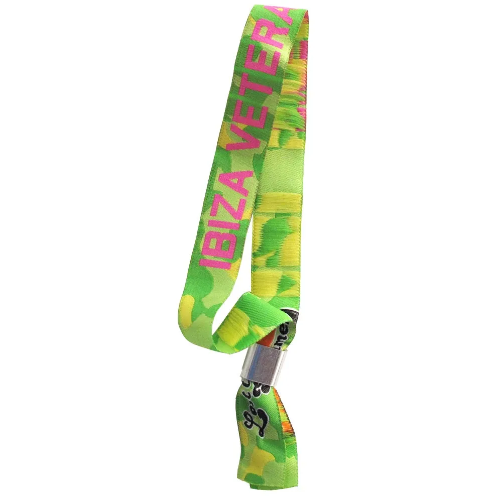 Ibiza Veteran 2015 Camo Fabric Wristband