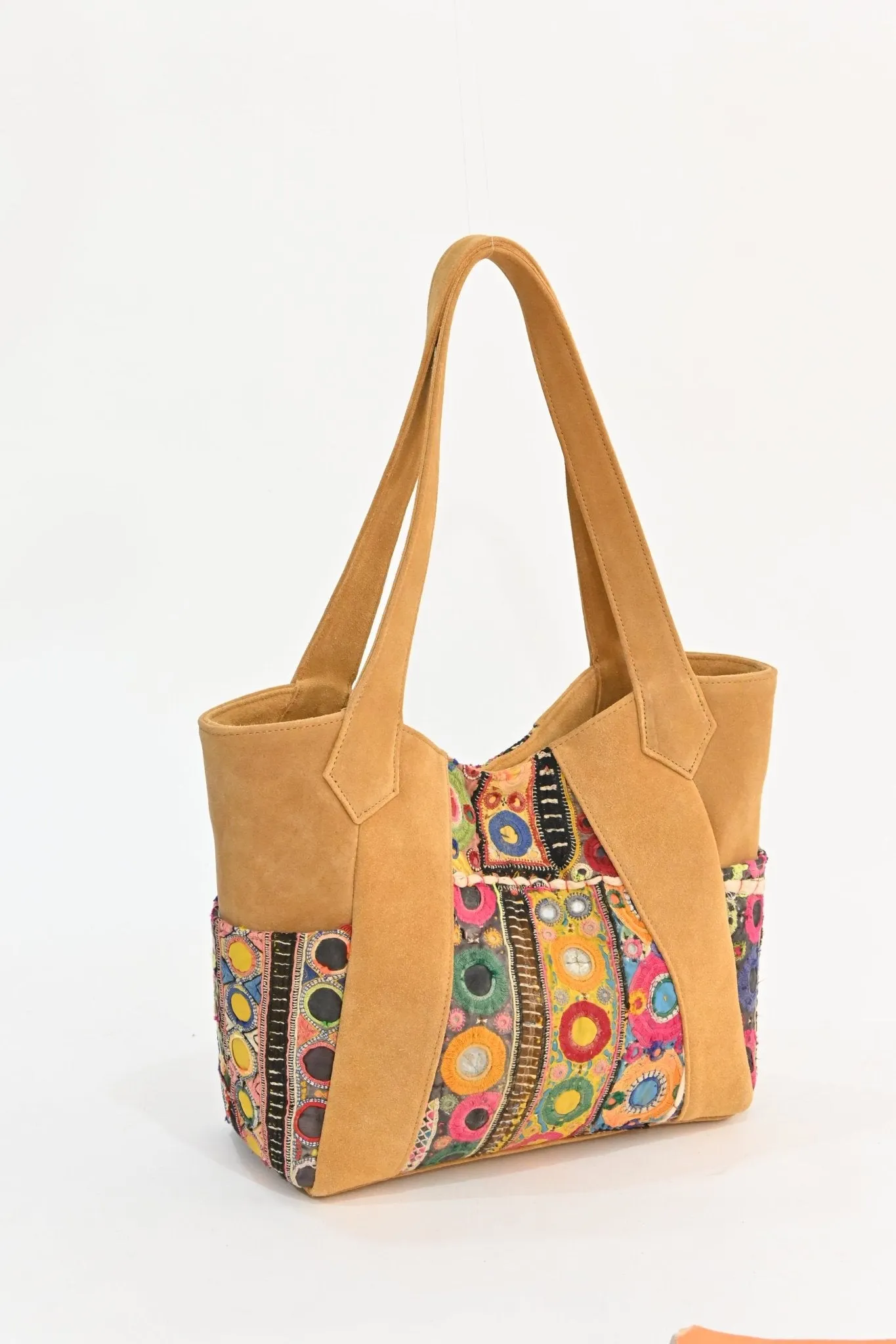 KHAMSIN - VINTAGE FABRIC PATCHWORK HAND BAG