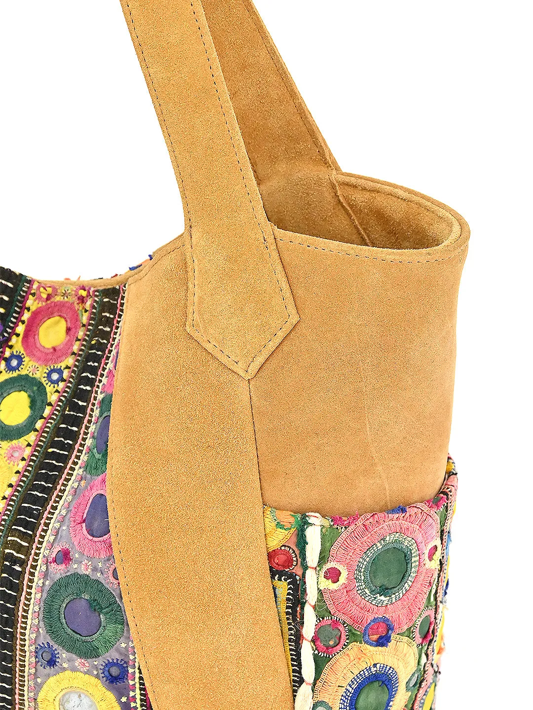 KHAMSIN - VINTAGE FABRIC PATCHWORK HAND BAG