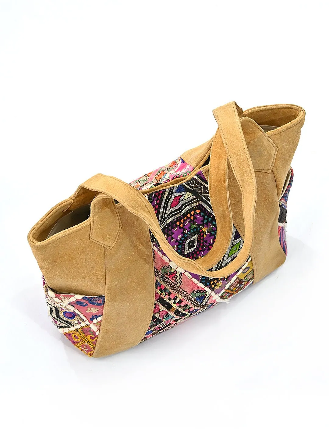 KHAMSIN - VINTAGE FABRIC PATCHWORK HAND BAG