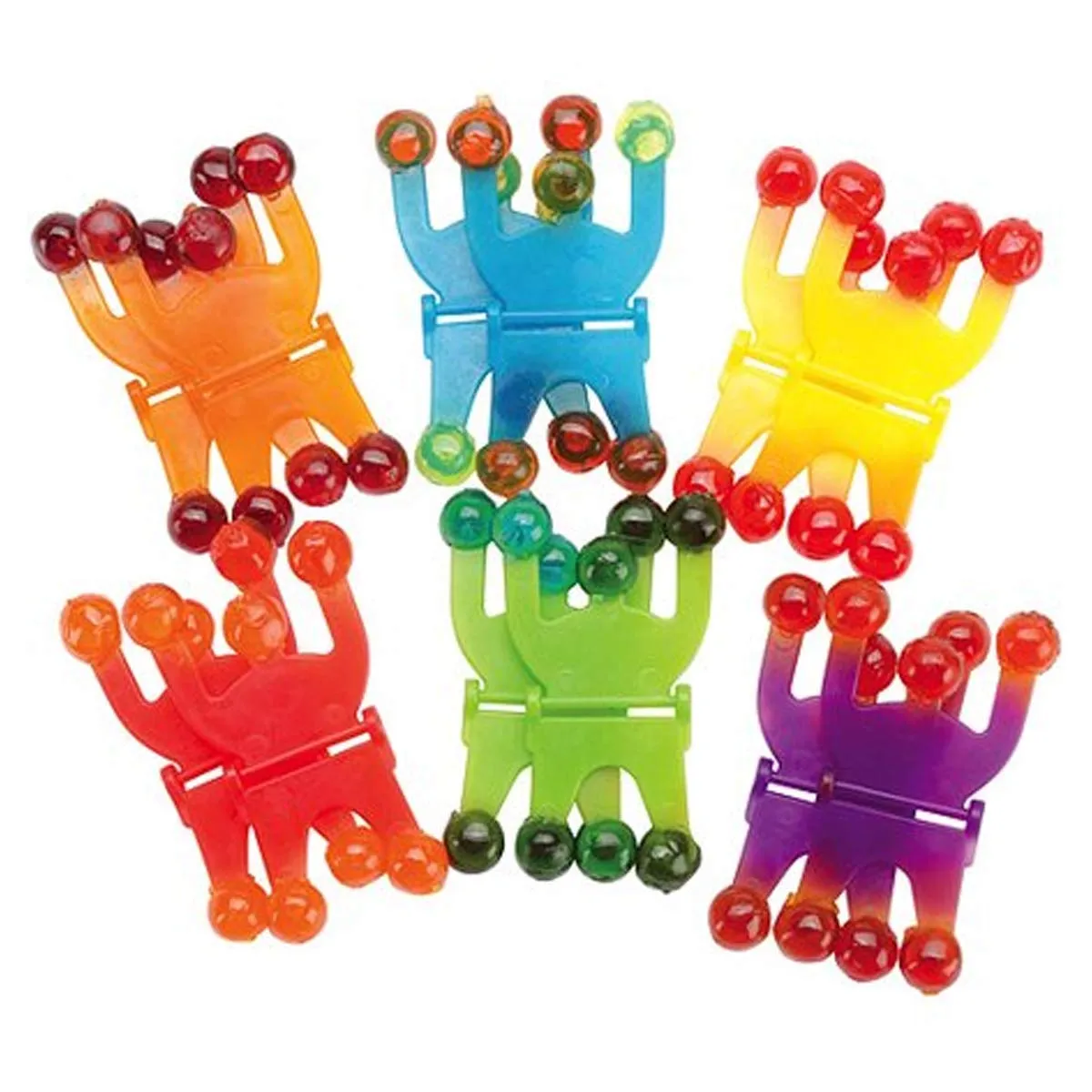 Kicko Wall Climber Crawler Sticky Men - 2.75 Inches - Pack of 24 - Sticky Climbers