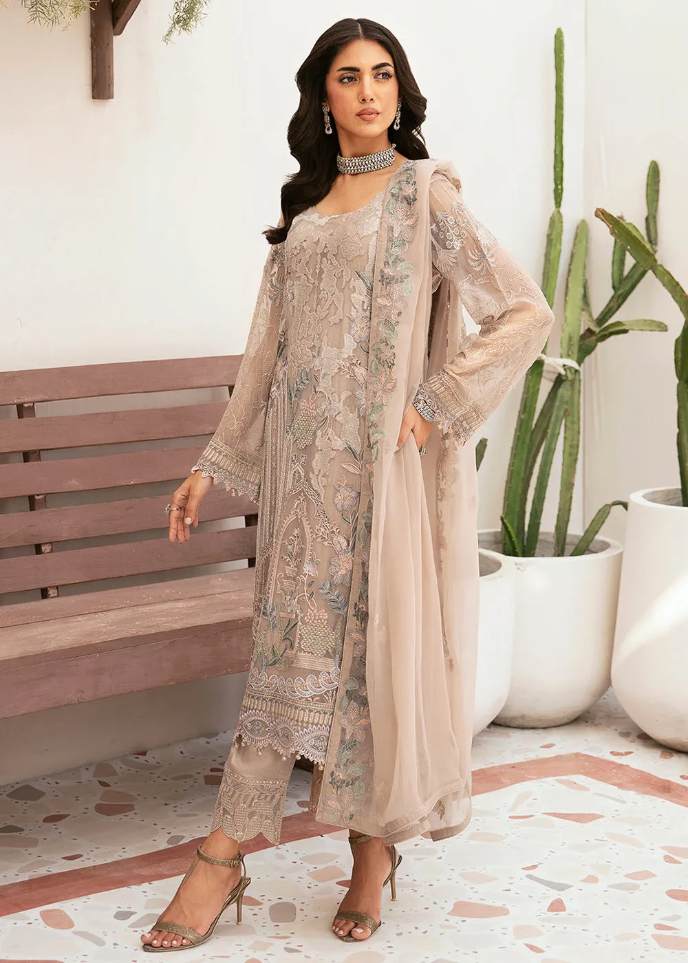 Luxury Chiffon Collection 2024 by Ramsha | F-2601