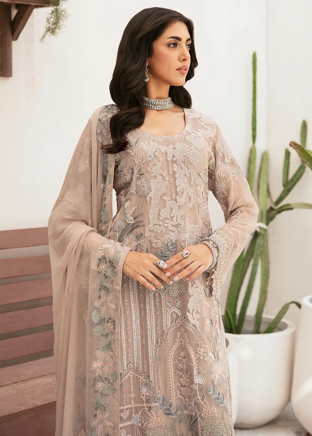 Luxury Chiffon Collection 2024 by Ramsha | F-2601