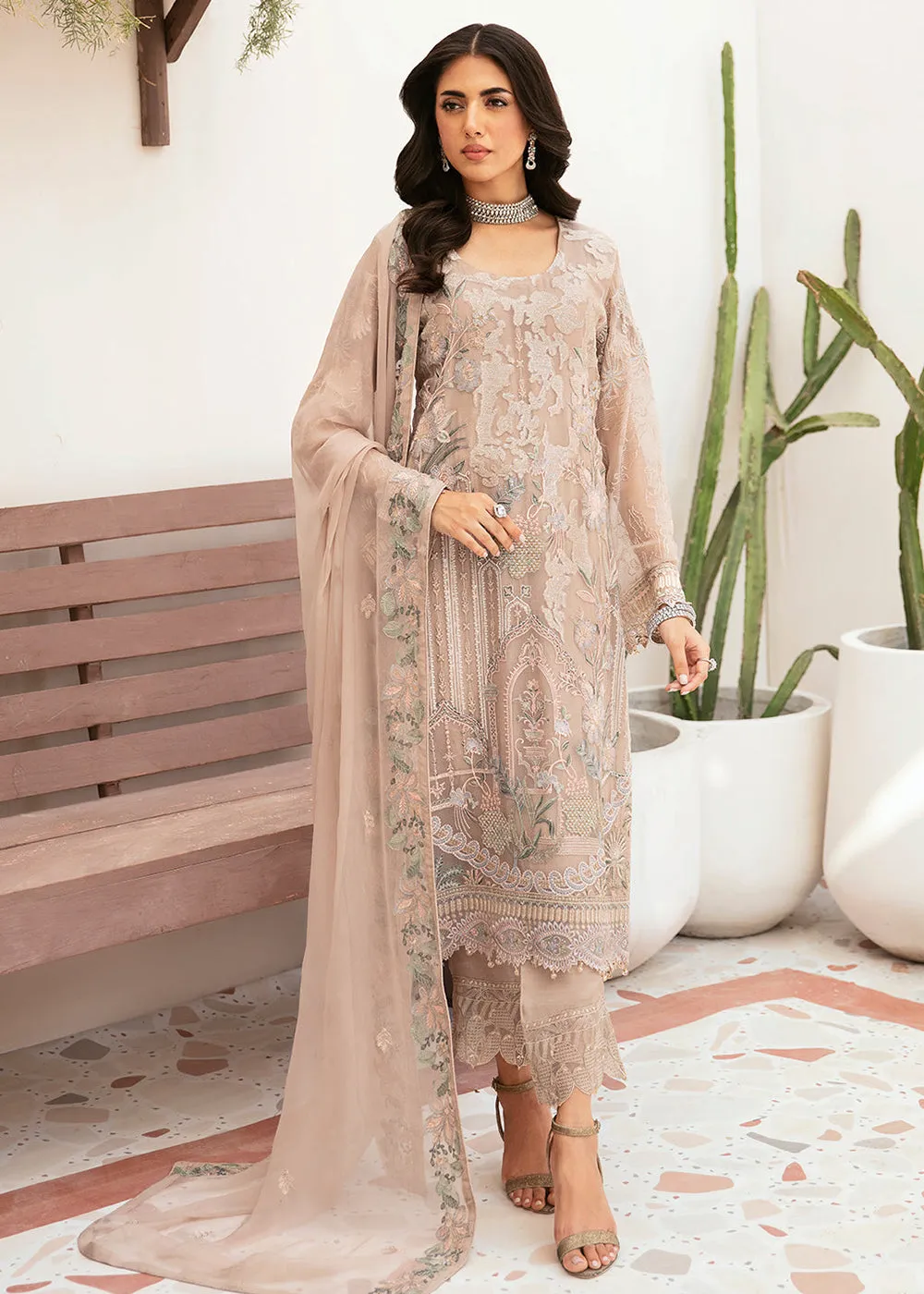 Luxury Chiffon Collection 2024 by Ramsha | F-2601