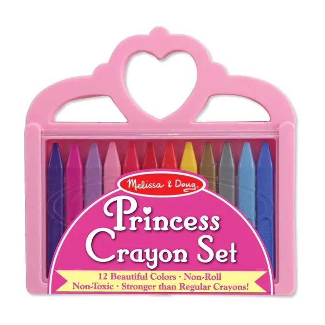 Melissa and Doug Princess Crayon Set