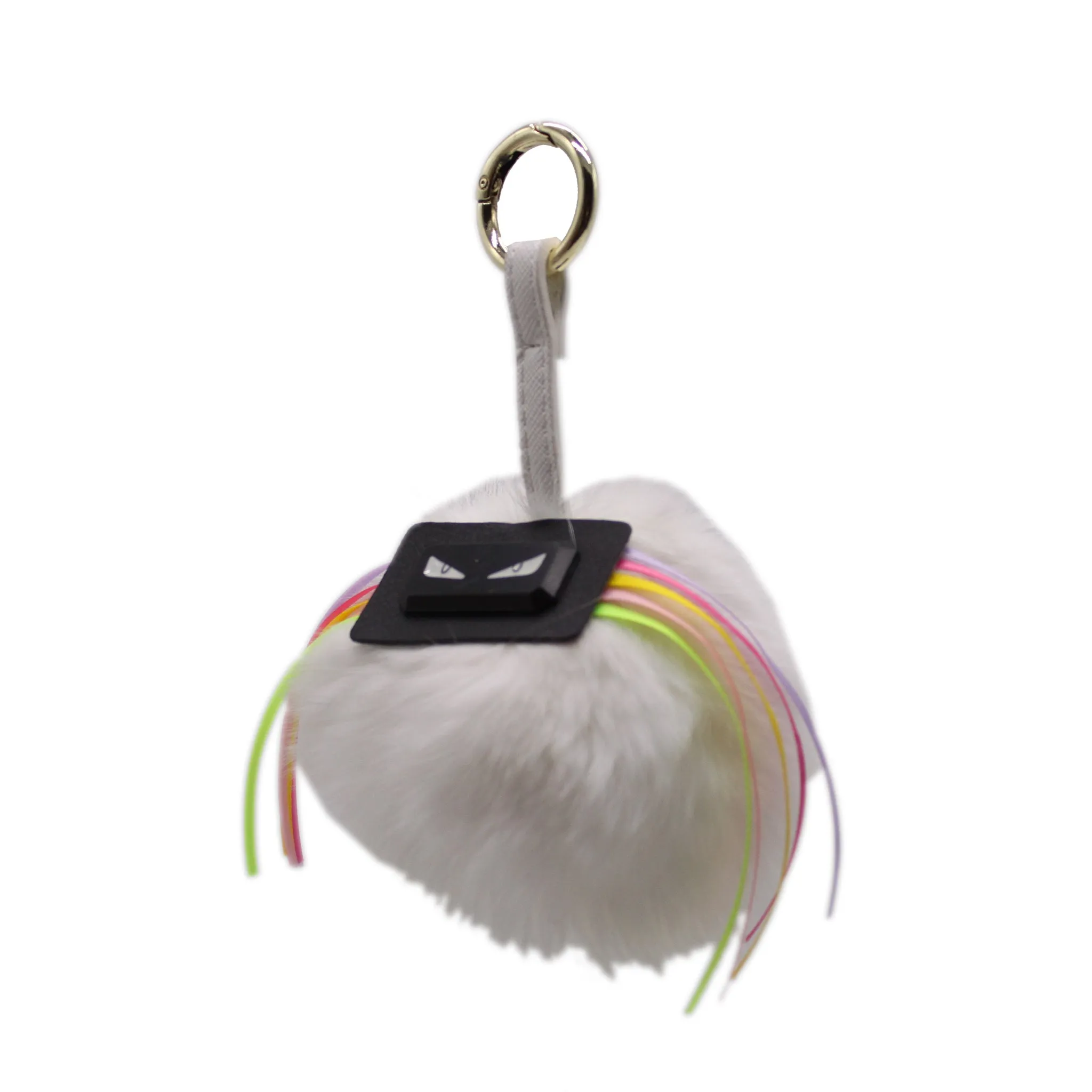 Monster Ball Keychain - White