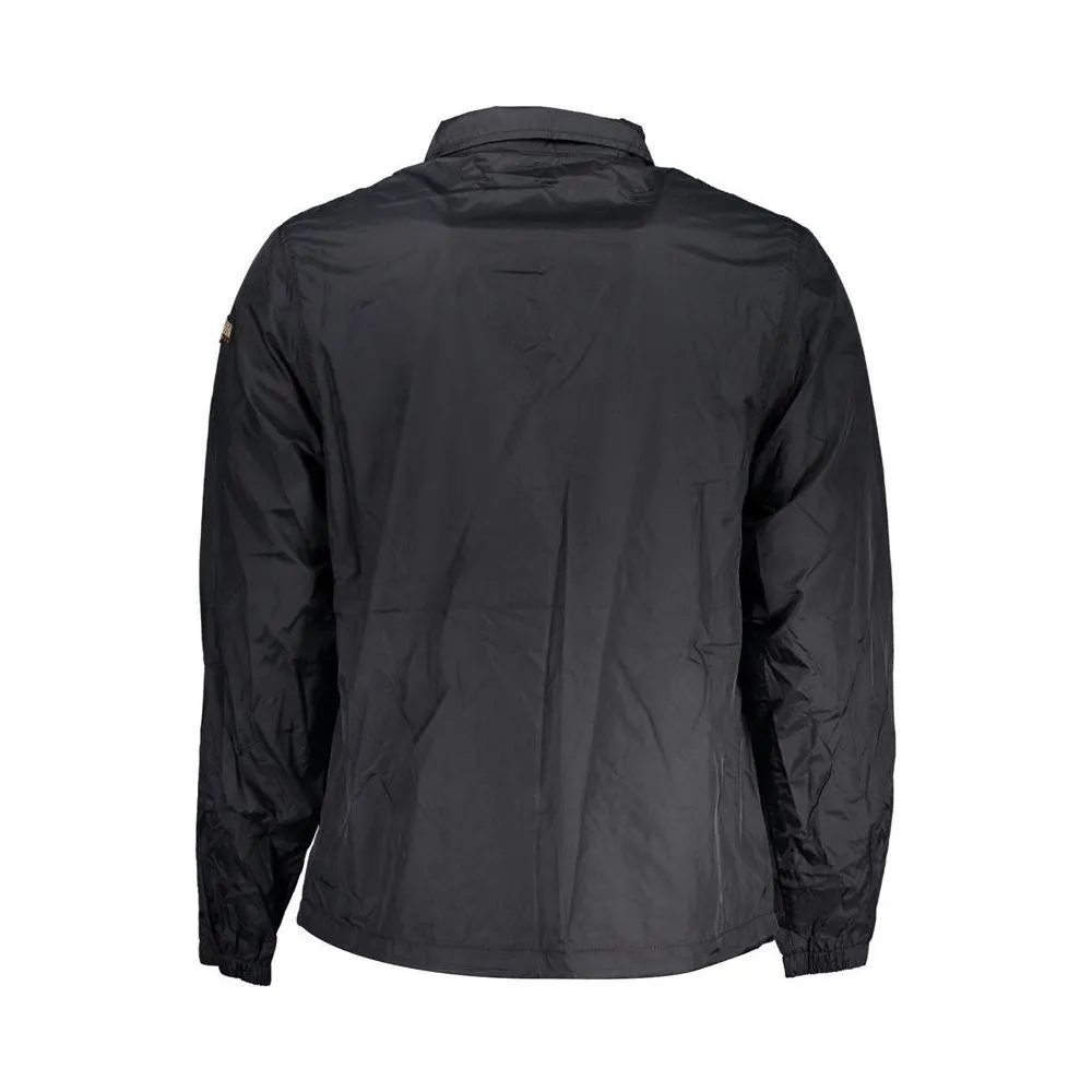 Napapijri Elegant Waterproof Sports Jacket with Contrast Details