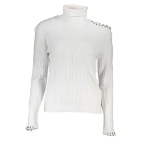 Patrizia Pepe Chic Turtleneck Sweater with Contrast Details