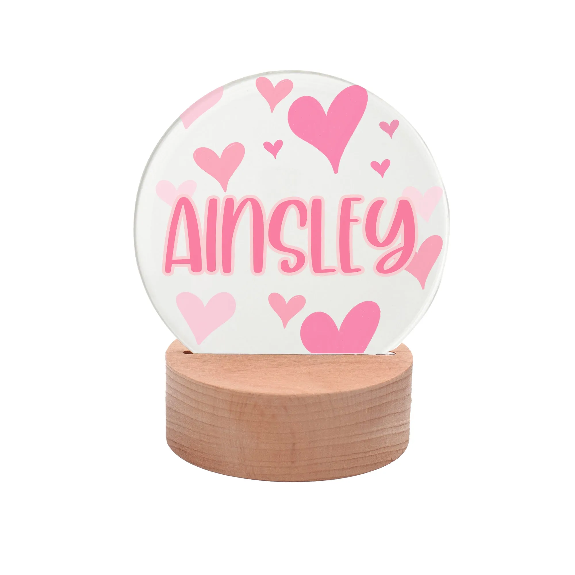 Personalized Night Light - Round