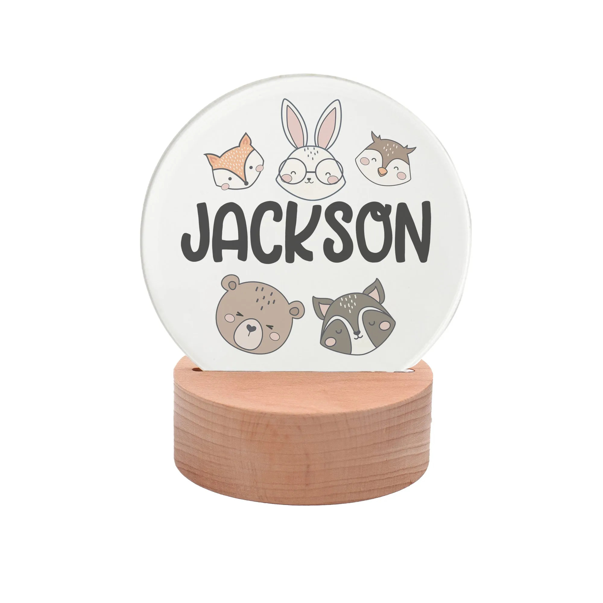 Personalized Night Light - Round