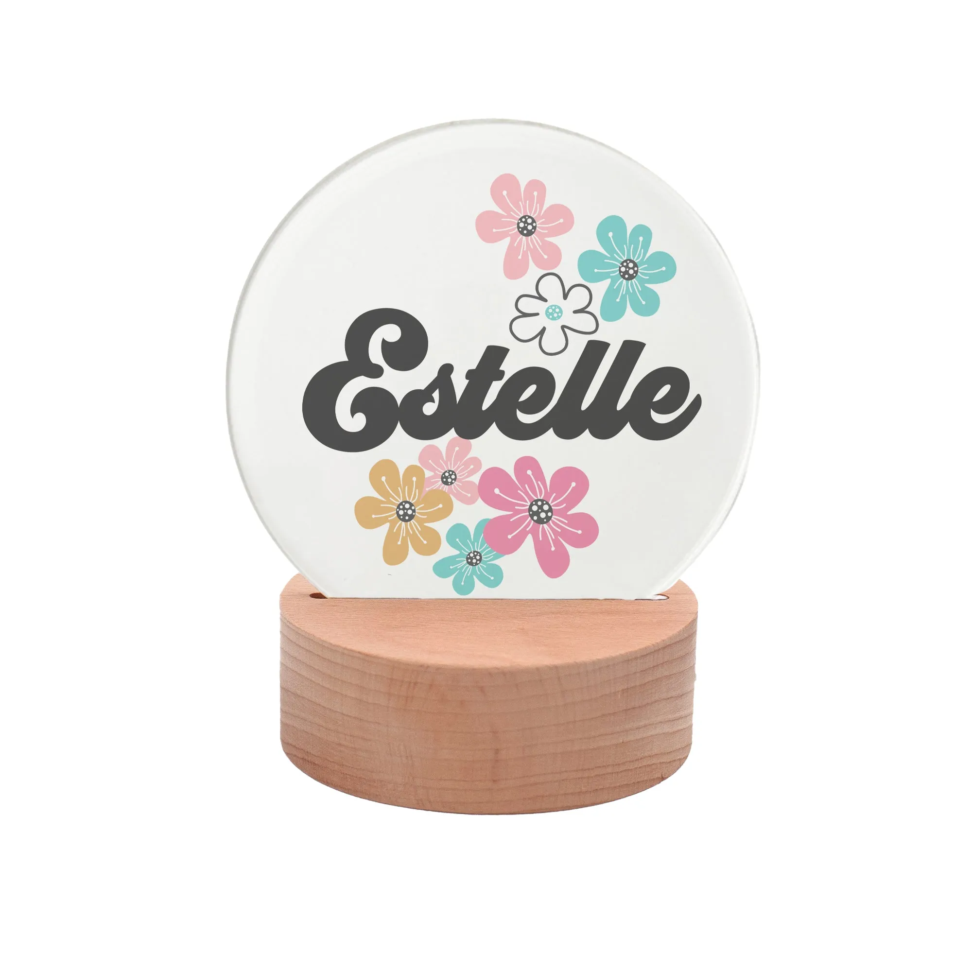 Personalized Night Light - Round