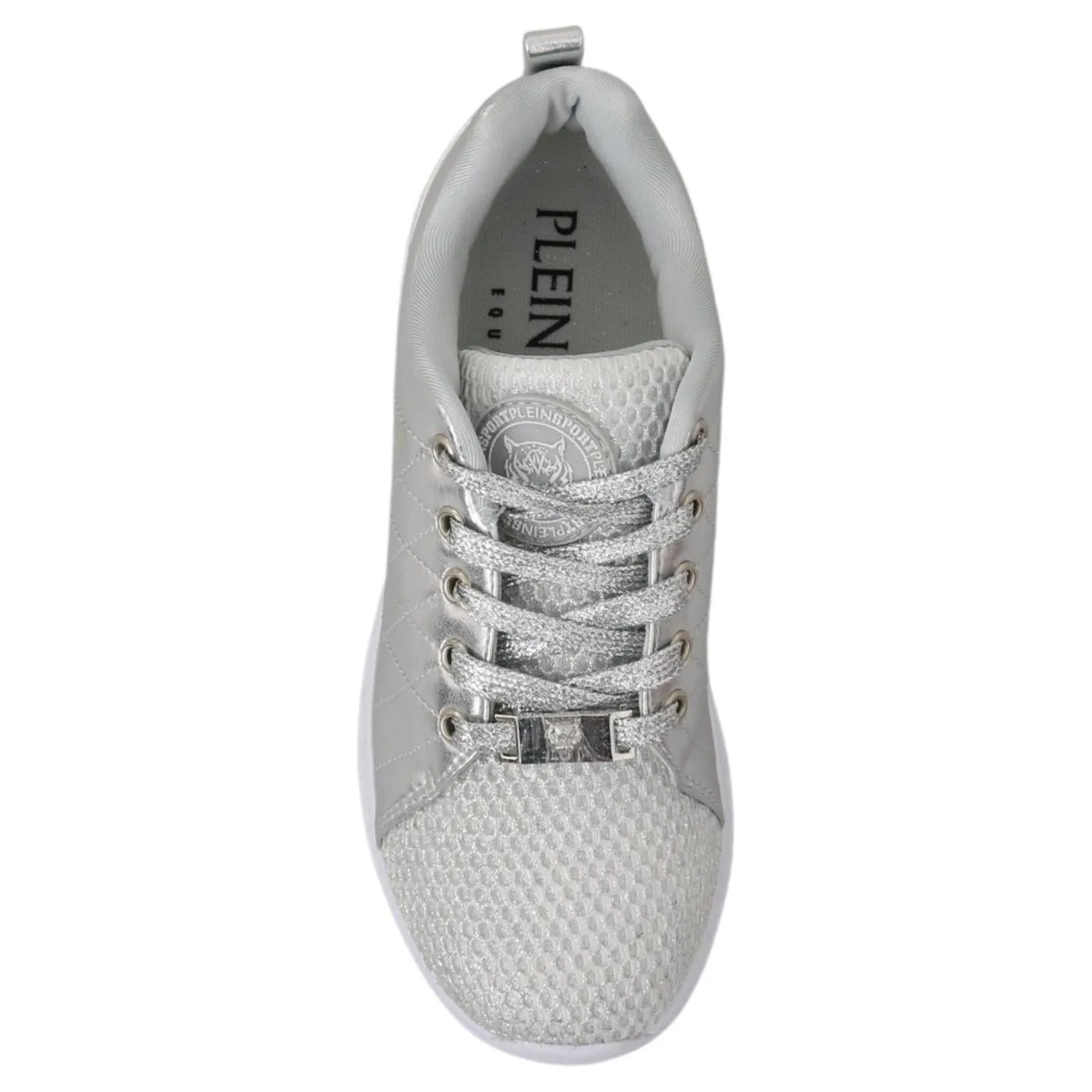 Philipp Plein Sleek Silver Sneakers for Trendsetters