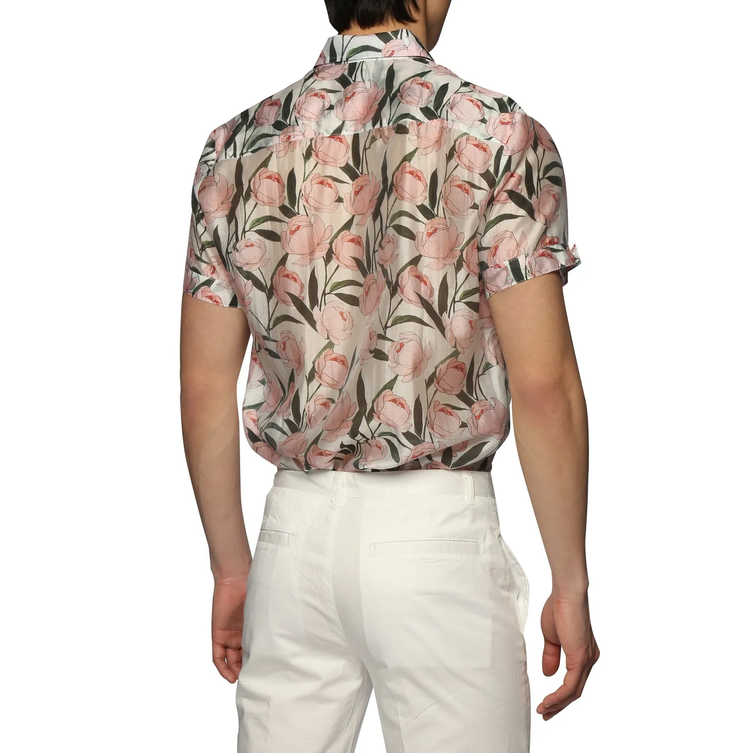 Pink Tivoli Print Biscayne Shirt