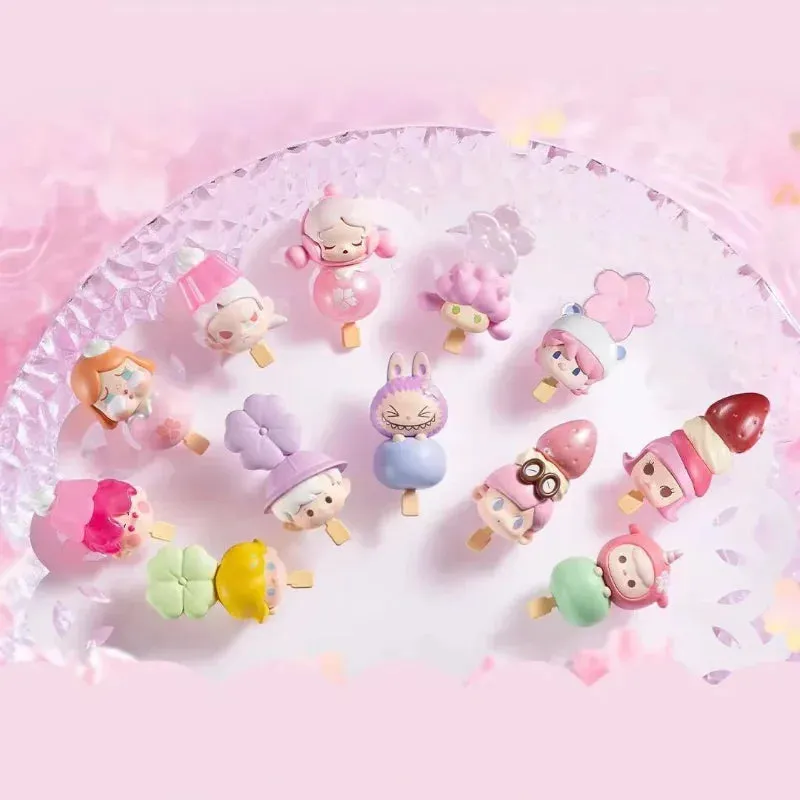 POP MART POP Bean Sweet Sakura Series - Mini Action Figures for Collectors & Gifts