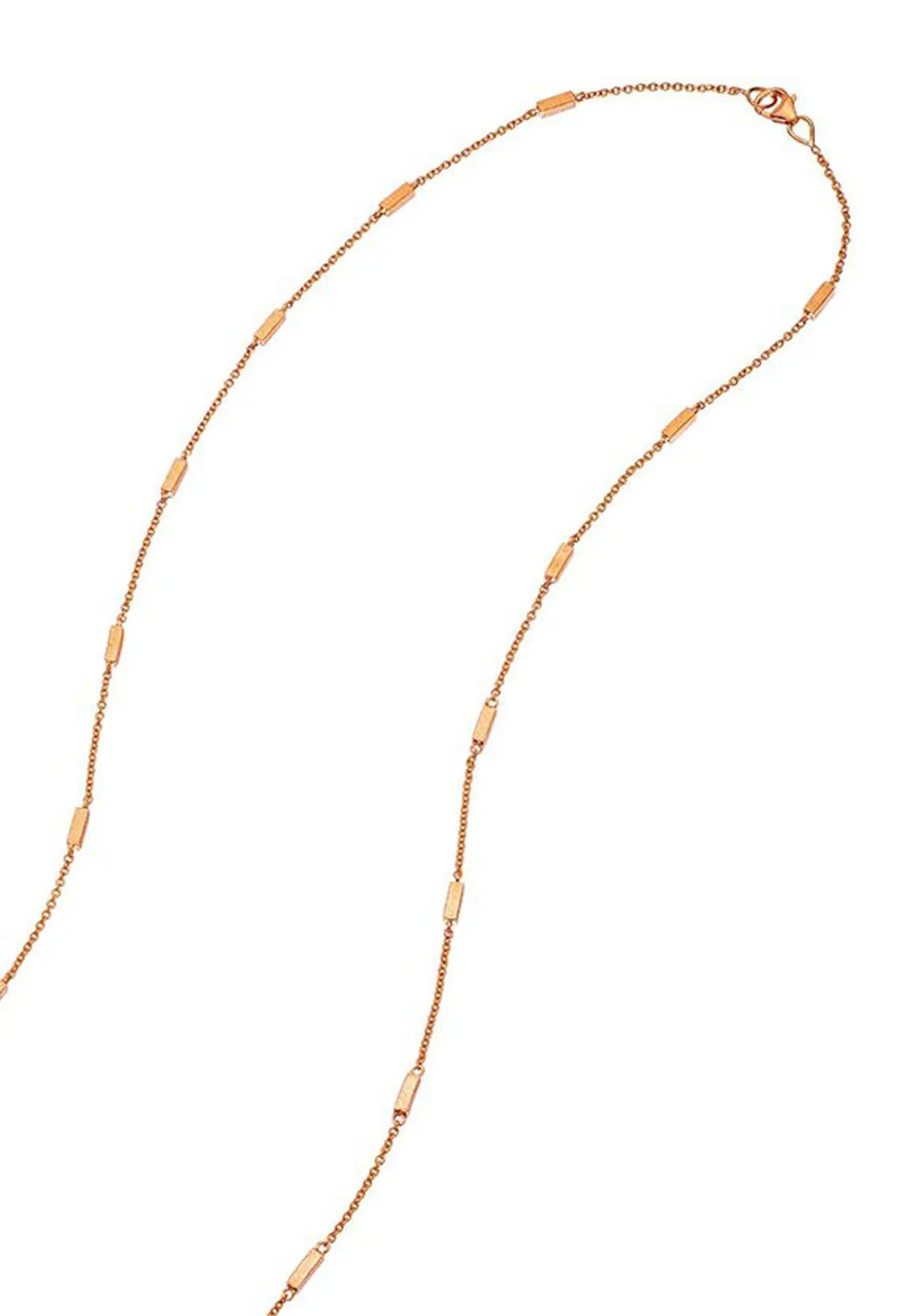 Sethi Couture 18K Rose Gold Barrel Chain Necklace