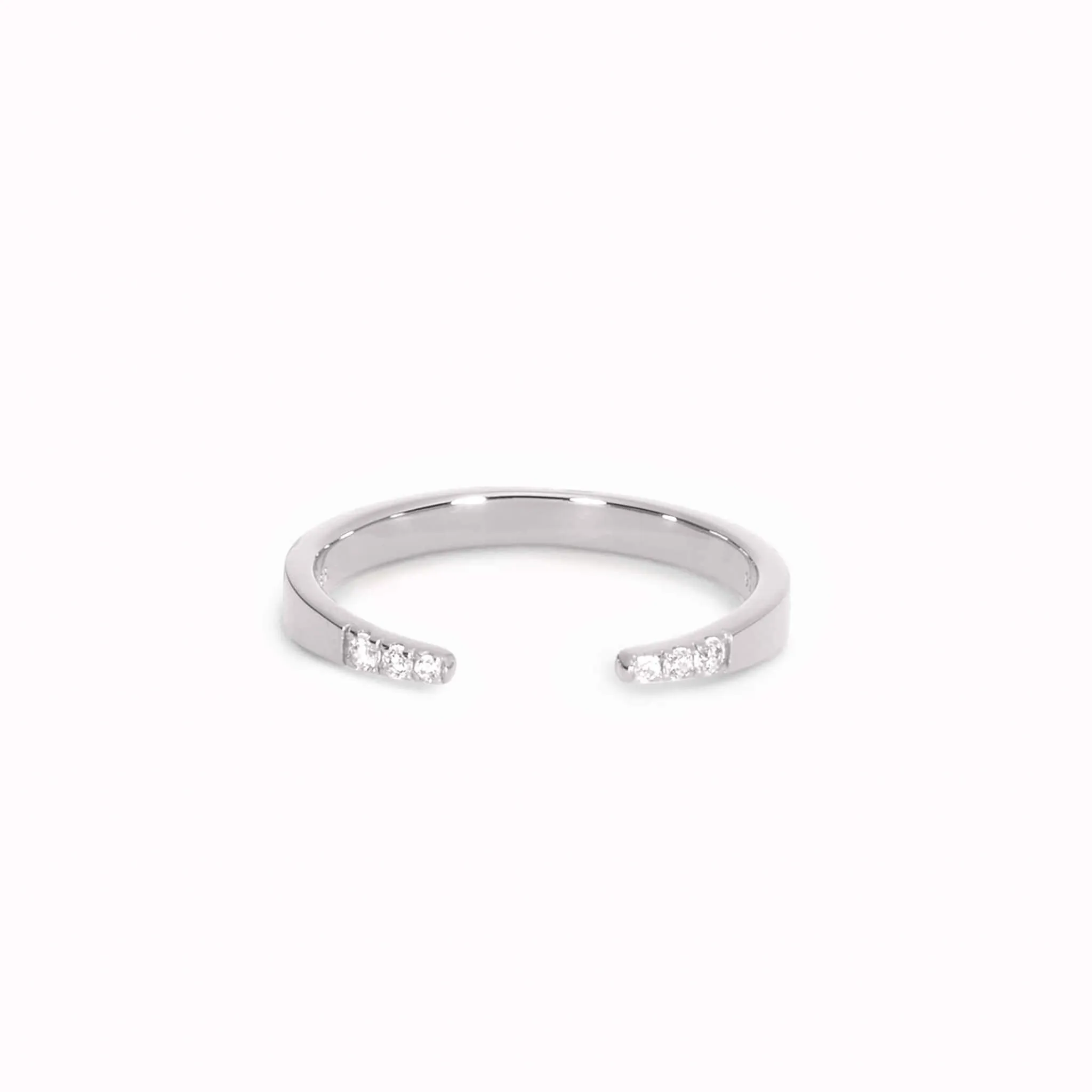 Silver Open Ring - Hailey