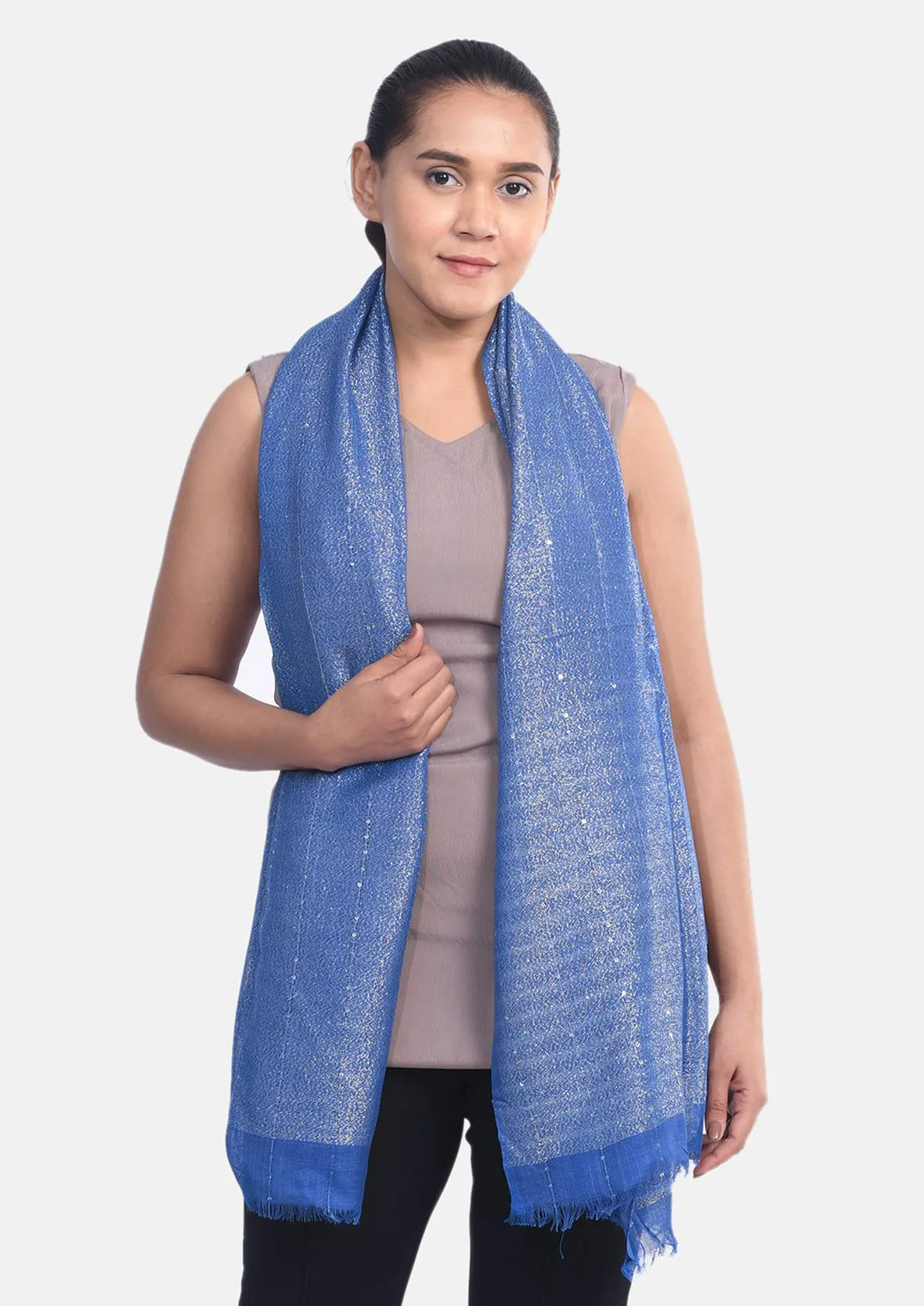 Supersoft Metallic Finish Scarf