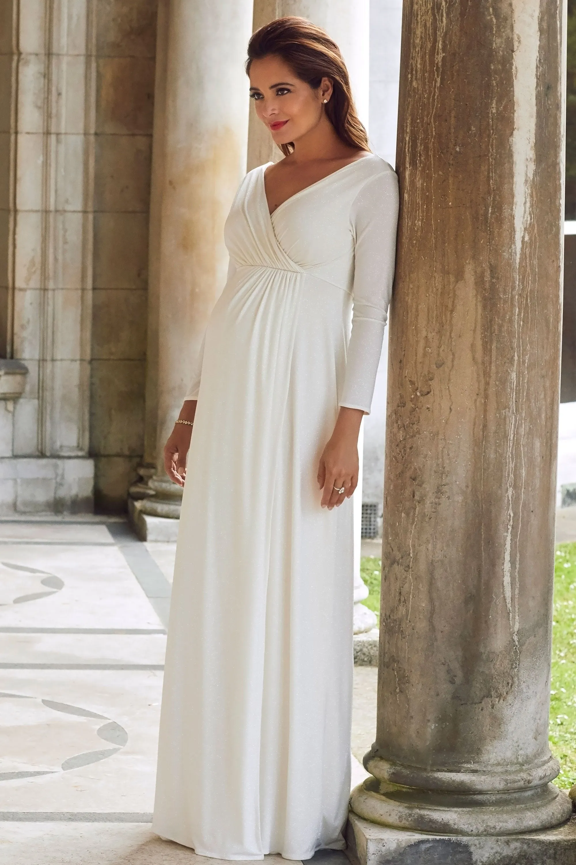 Tiffany Rose Isabella  Bridal Maternity & Nursing Gown in Ivory