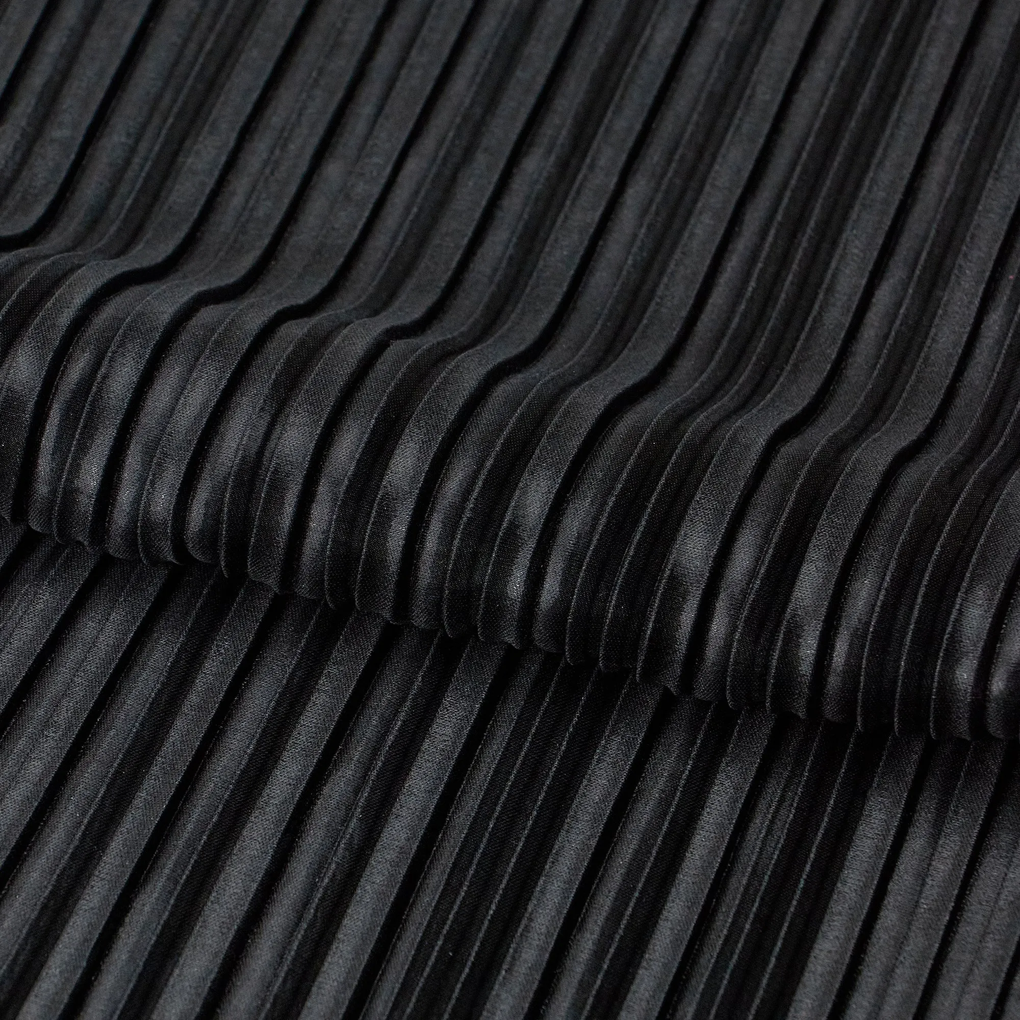 Titanium Pleated Polyester Fabric | Blue Moon Fabrics