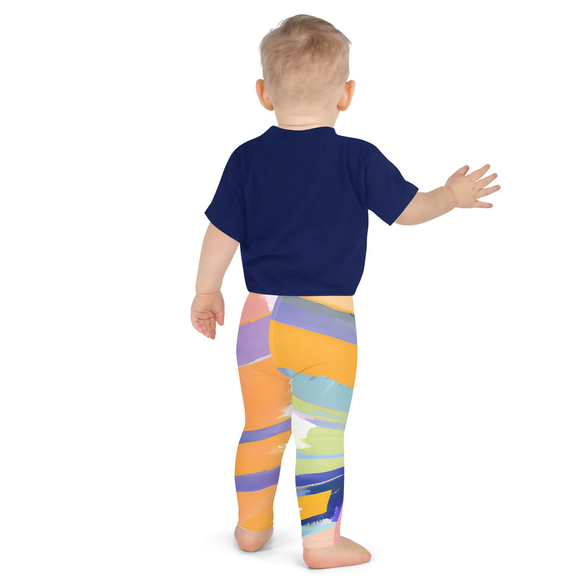 Vibrant Rainbow Kids Leggings - Perfect for Energetic Little Explorers