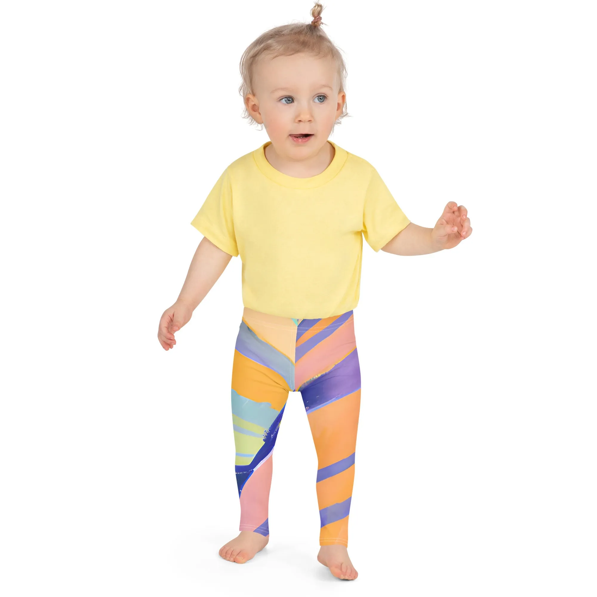 Vibrant Rainbow Kids Leggings - Perfect for Energetic Little Explorers